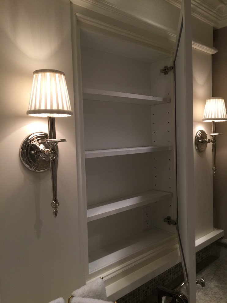 Williamsburg Grey Marble Bath