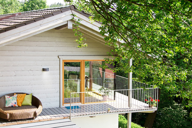 Blockhaus Traunstein klassisk-balkong