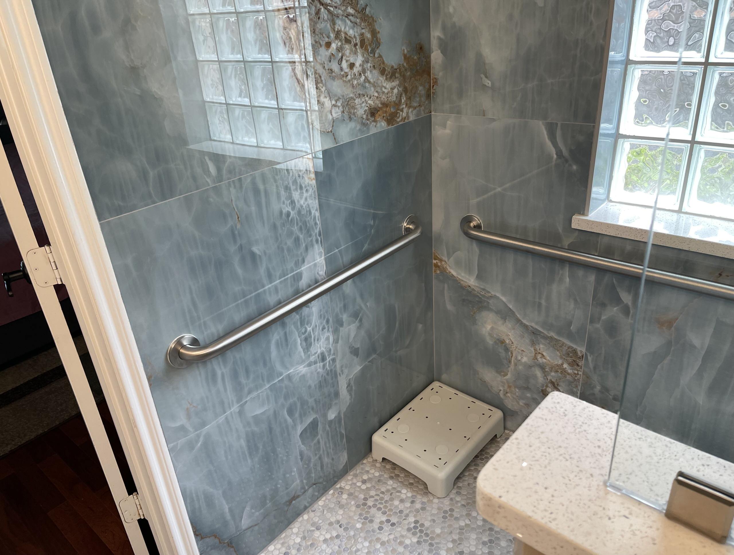 Convert shower and bathtub to ADA Shower in Cypress