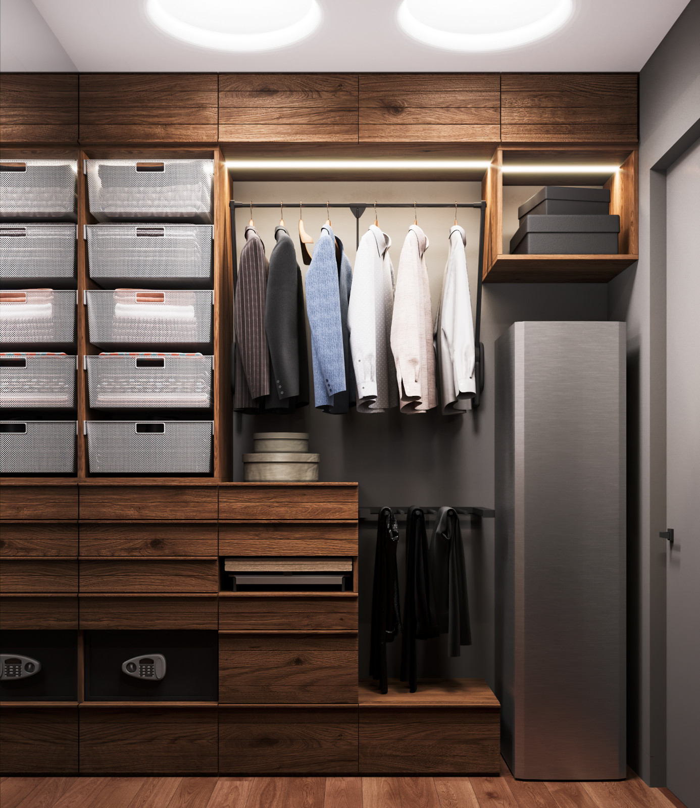 Шоколадно-кофейная квартира для семьи с ребенком в ЖК 1147