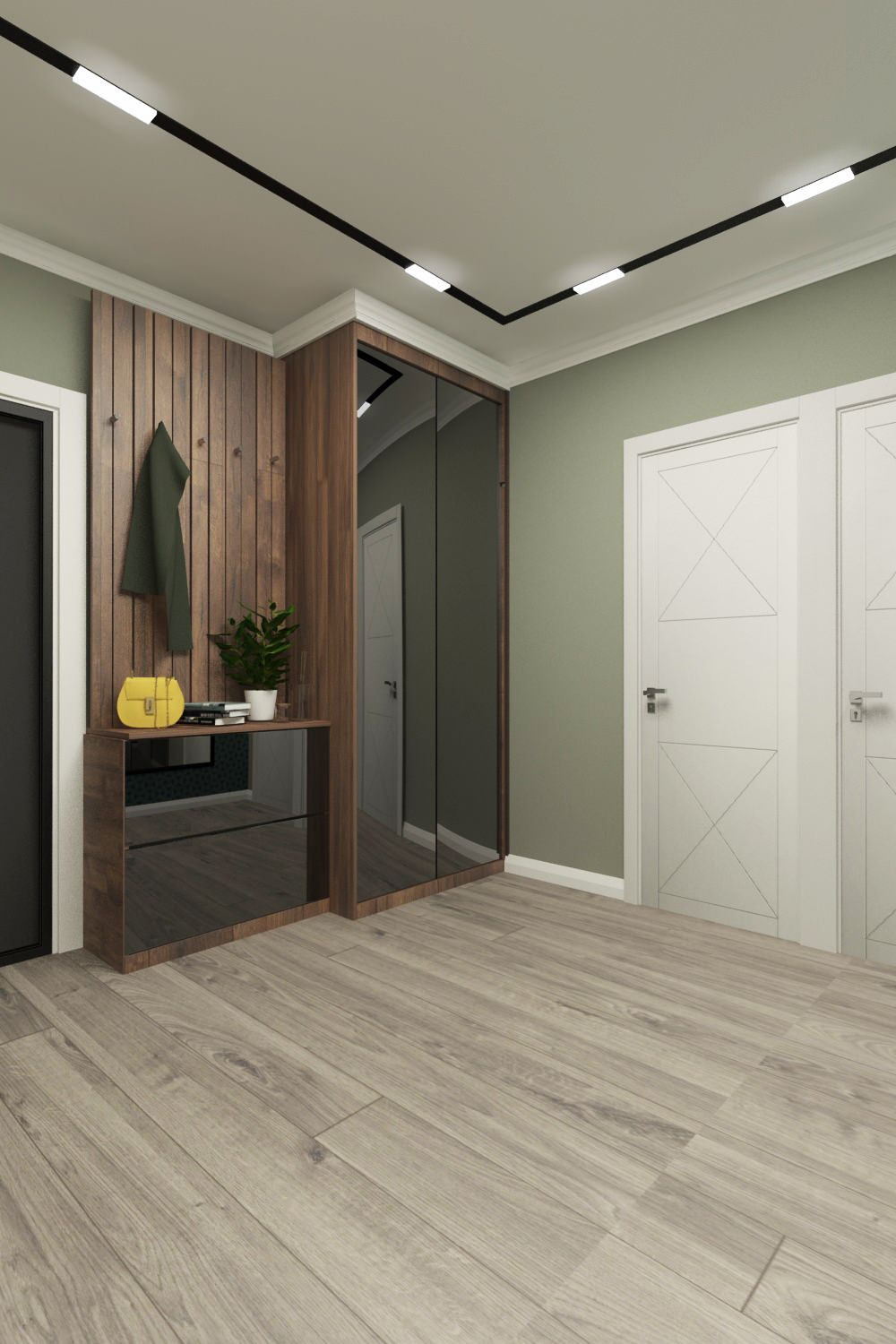 Трехкомнатная квартира в современном стиле в г. Новороссийск