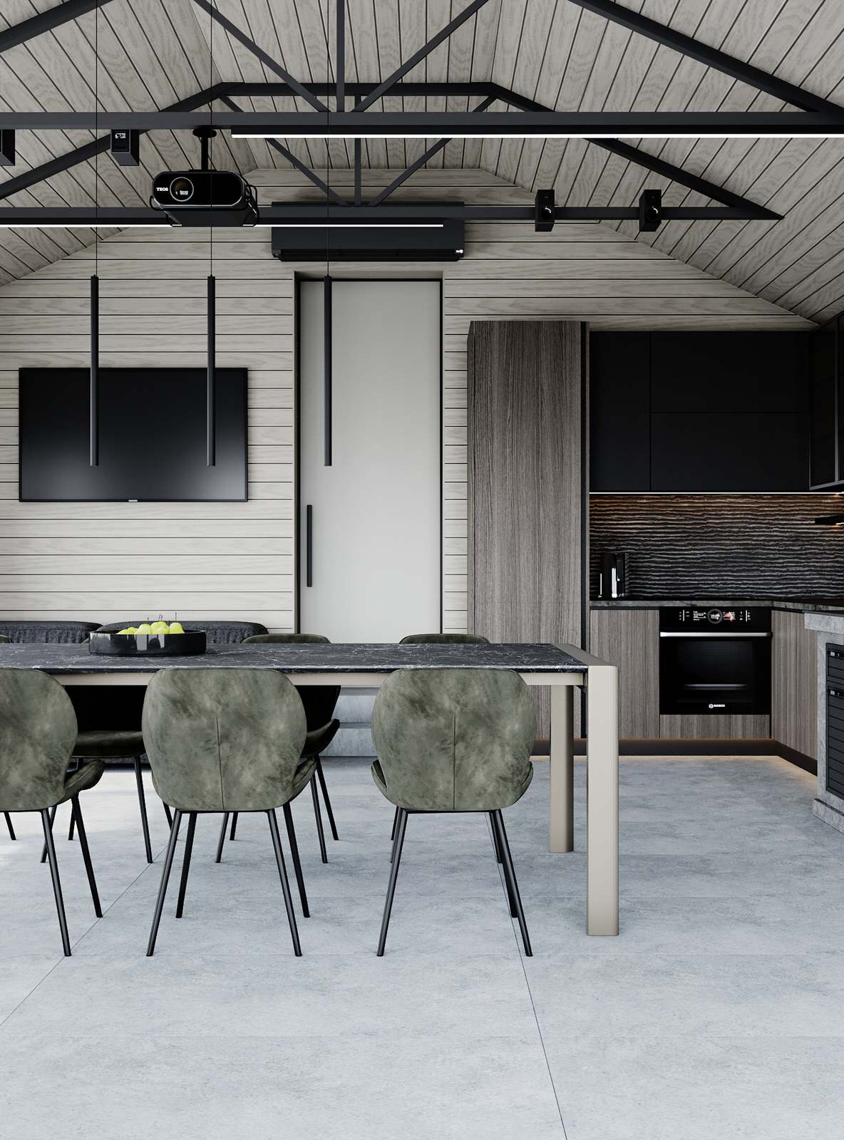 Интерьер летней веранды