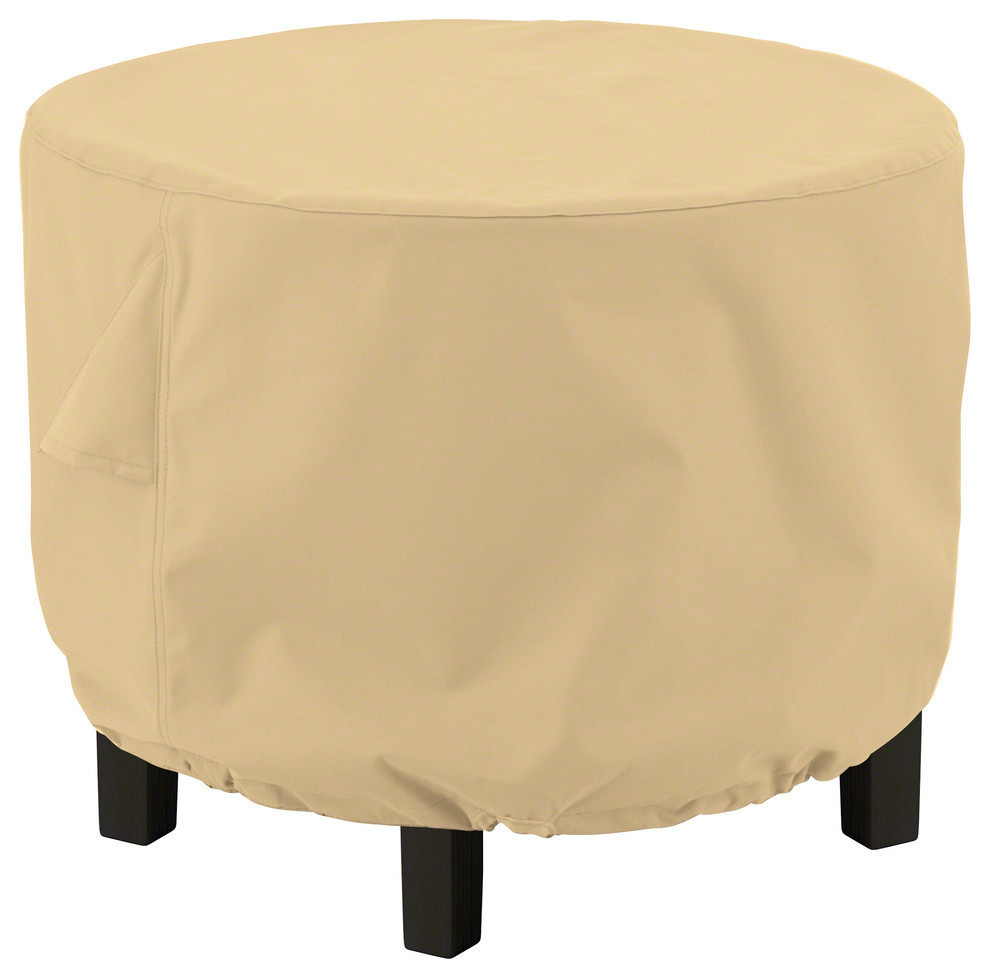 Terrazzo Round Ottoman/Coffee Table Cover, 30"x30"x25"