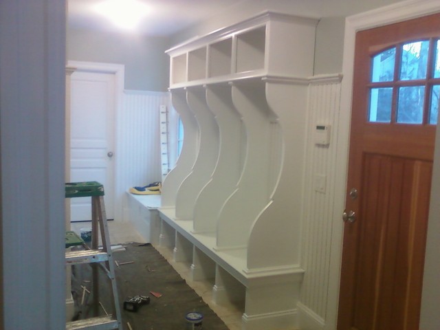 Mudroom Bench Cubbies American Traditional Entry Boston By Affordablekitchen Design