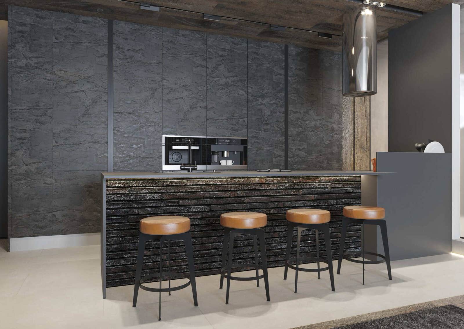 Лофт и облака. Квартира 140 м2 в центре города