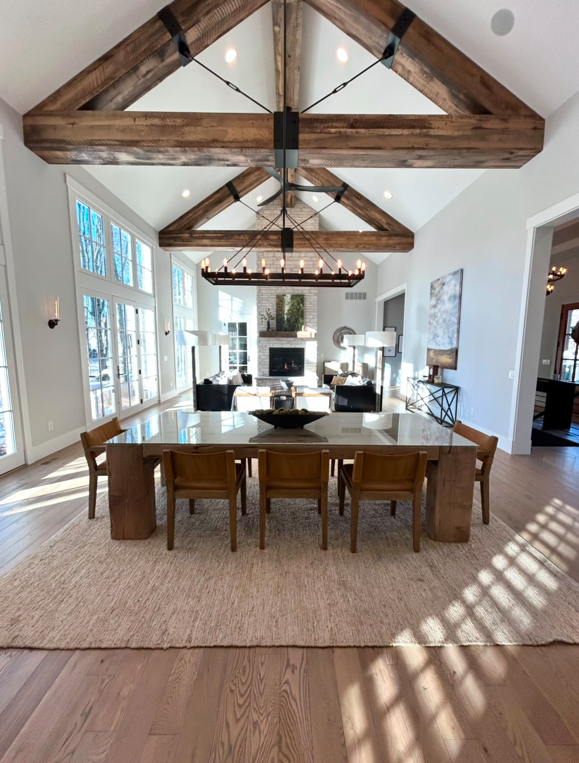 Floors, Beams, & Stairs with Steel Accents