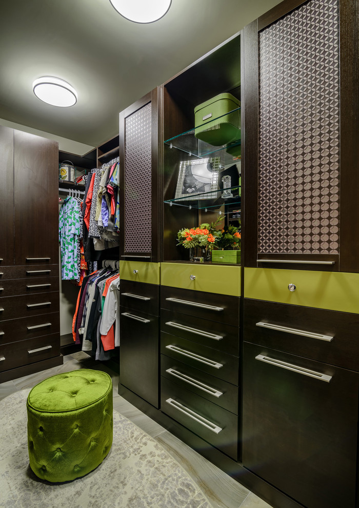 Inspiration for a contemporary storage and wardrobe in Minneapolis.