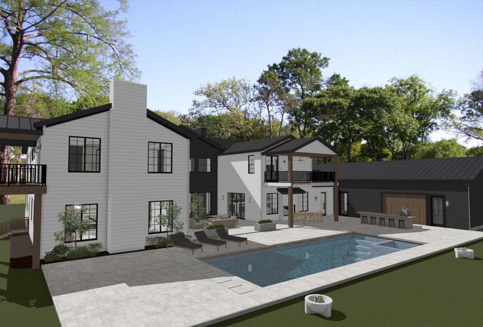 New Custom Home: Malvern, PA by Tatcor Architect, Engineer, Interior ...