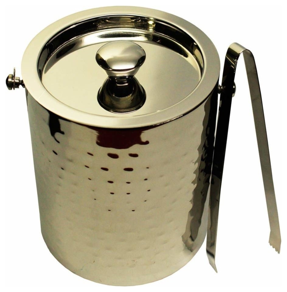 Madrid Collection Ice Bucket and Tong Set Wine Ice Buckets for Parties