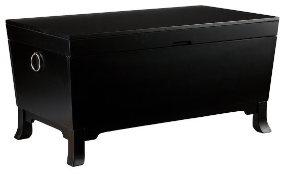 Haywood Cocktail Table Trunk, Black
