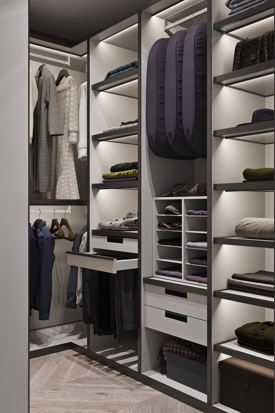 Квартира с сочными цветовыми акцентами для большой семьи