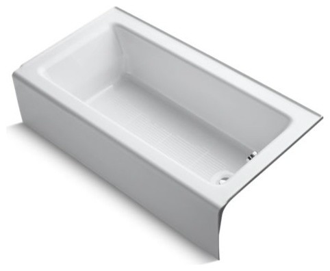 Kohler Bellwether 60" X 32" Alcove Bath w/ Right-Hand Drain, White