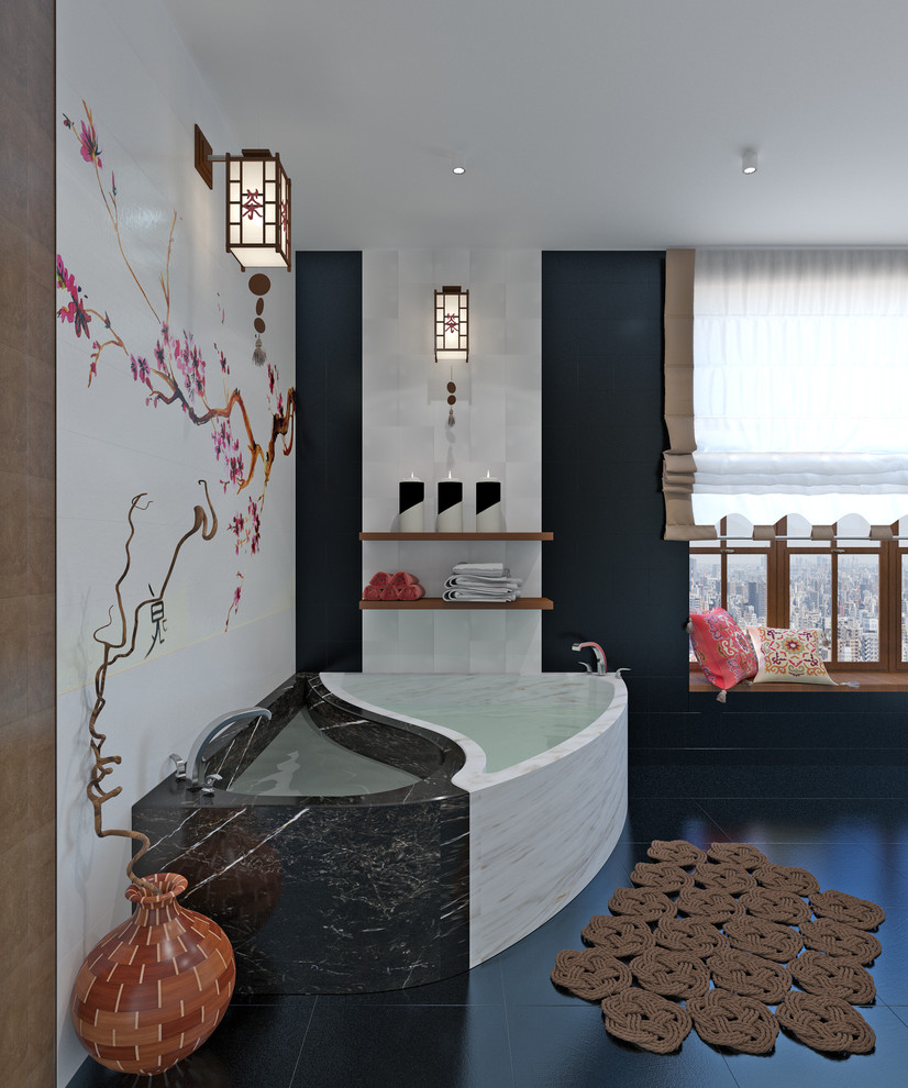 интерьеры ванных комнат