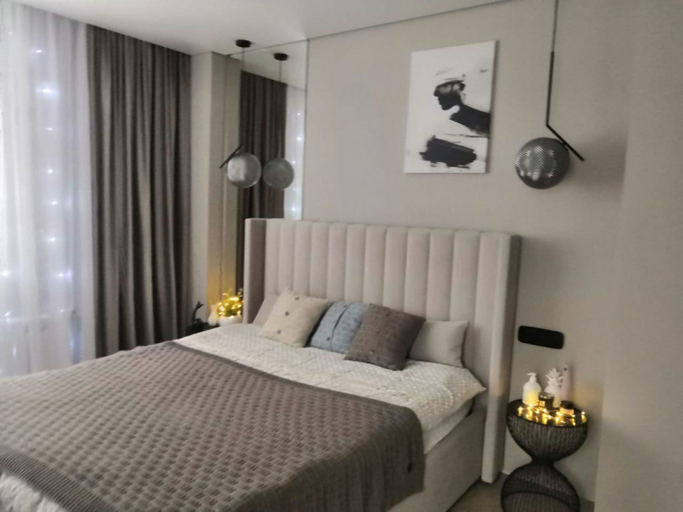 Спальня для квартиры в г.Александров. Визуализация и реализация