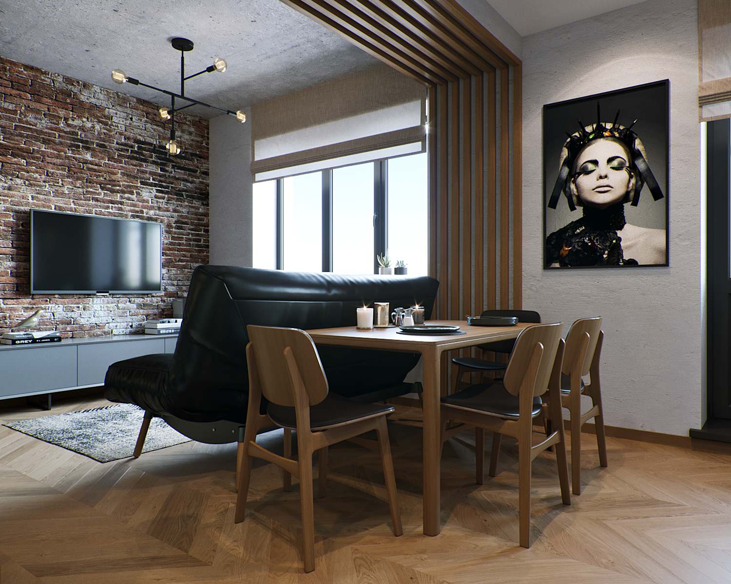 Квартира холостяка 37кв.м.