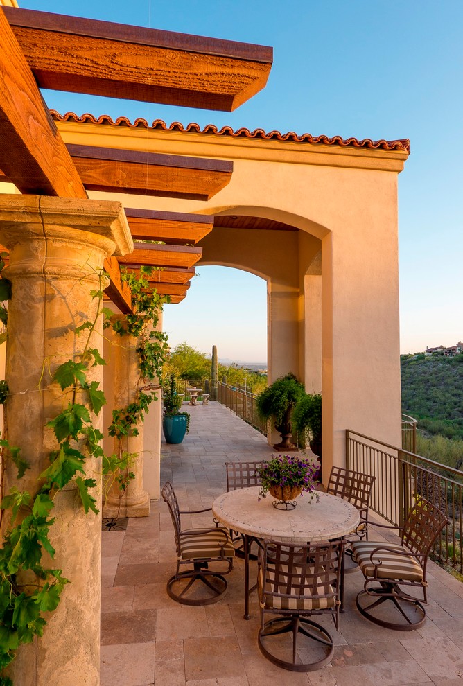 Alta Vista Foothills Remodel Mediterranean Balcony Phoenix By   Home Design 