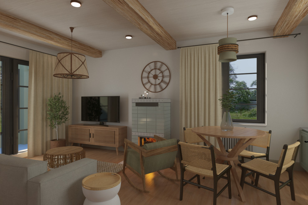 Проект загородного дома 108кв.м