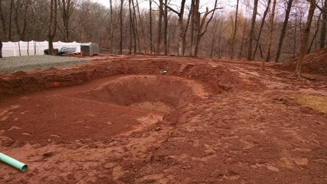 Inspiration for a side yard freeform pool remodel in Boston