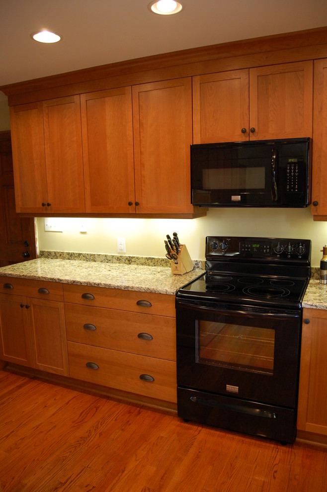 Inspiration for a rustic kitchen remodel in Raleigh