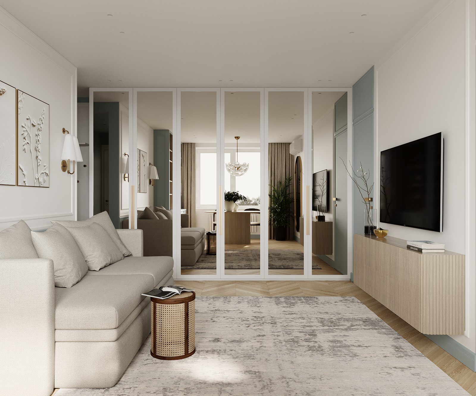 Дизайн проект для маленькой квартиры