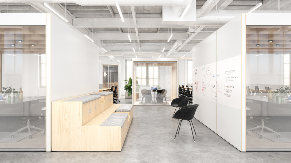 Офис IT-компании в опенспейс