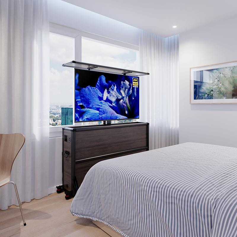 IntelliCube Aluminum & Wood TV Lift Cabinet Collection