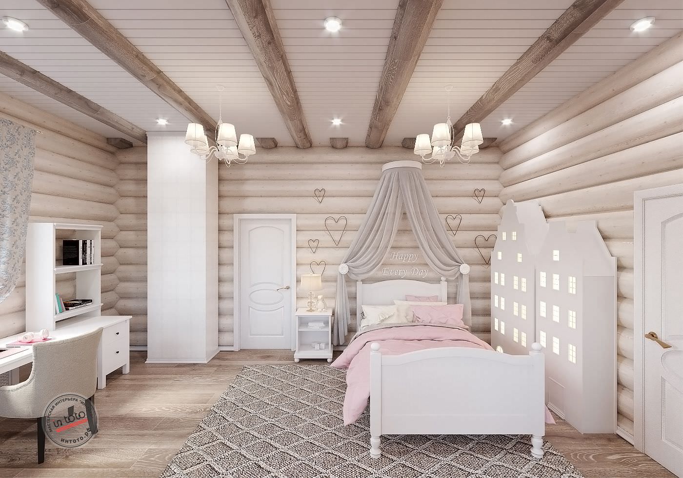 Дом из кругляка в Иркутске