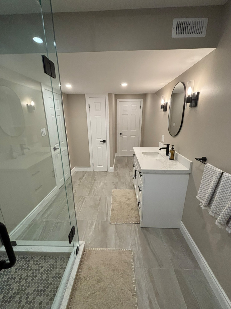 Dianne & Steven's Basement Bathroom (From Scratch)