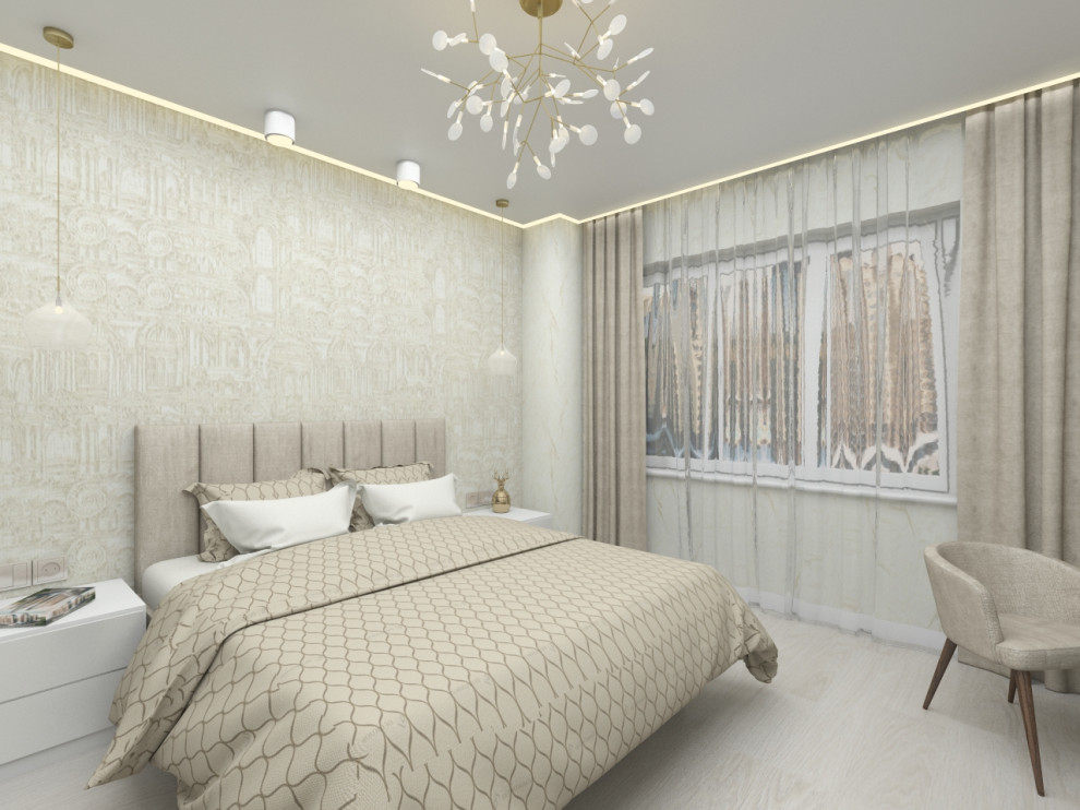 Современный интерьер в светлых тонах