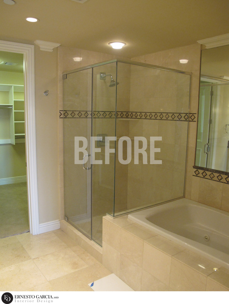 MASTER BATHROOM SHOWER - BEFORE
