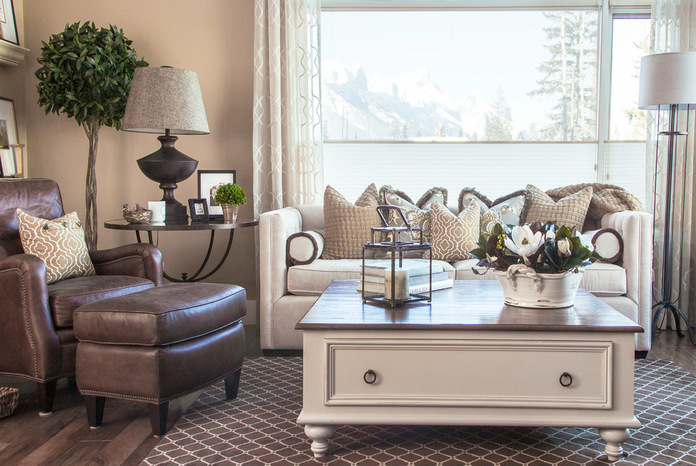 Home design - transitional home design idea in Calgary