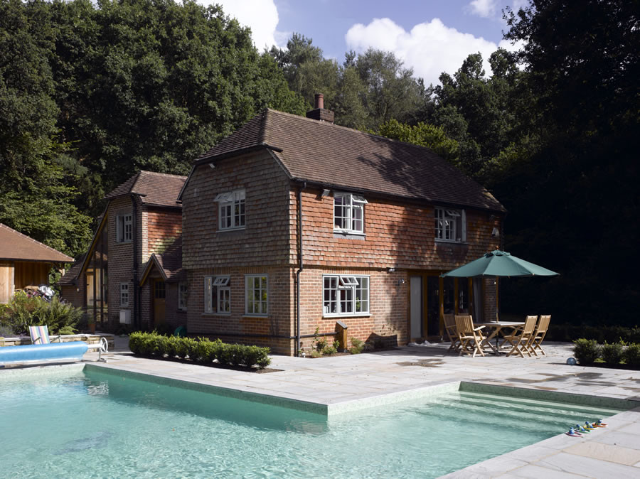 Inspiration for a traditional pool in Surrey.