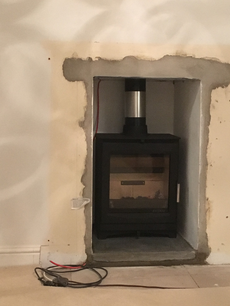 Help with multi fuel stove installation Houzz UK