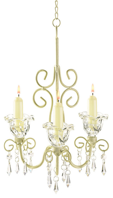 Shabby Elegance Scrollwork Chandelier