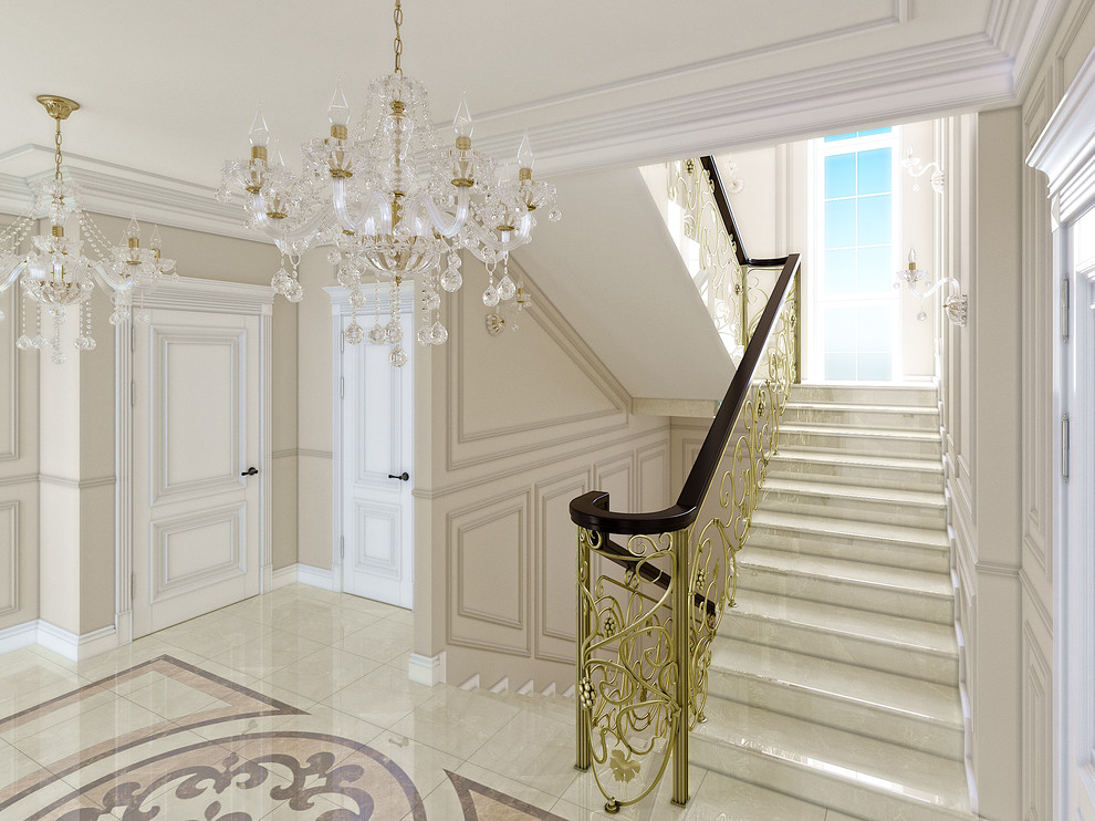 Дизайн интерьера в классическом стиле загородного дома