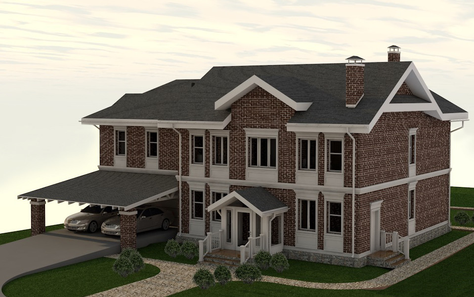 Коттедж с баней