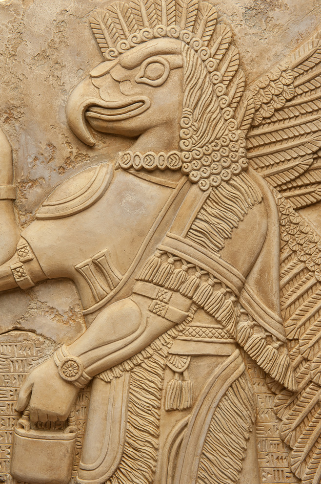 Bas relief - Assyrian god Nisroch