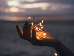 Hand and lights