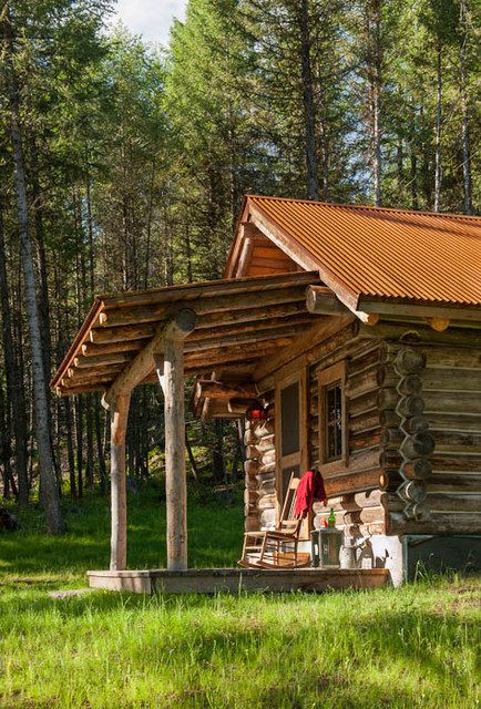 Whitefish Montana Private Historic Cabin Remodel Rustic