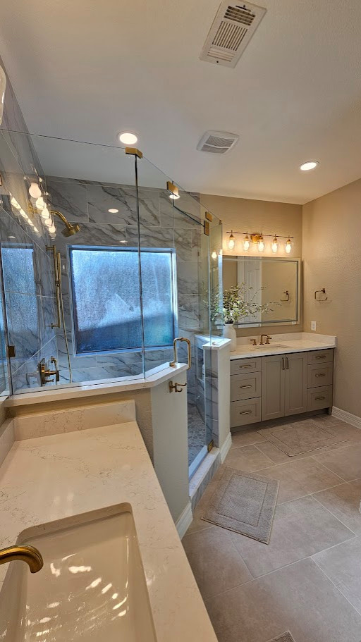 McKinney TX - Full Maste Bathroom Remodeling