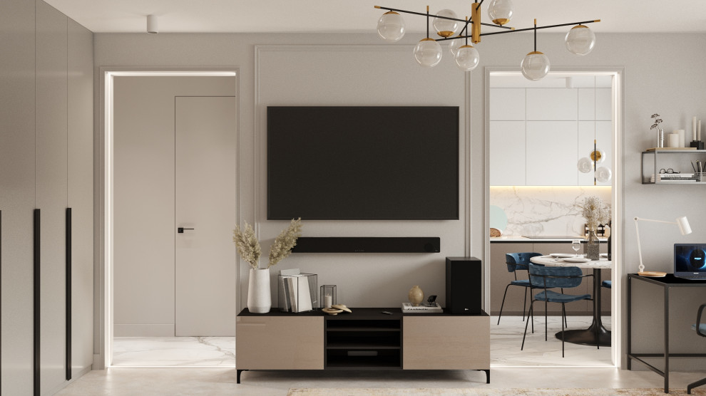 Лаконичная квартира для молодой семьи