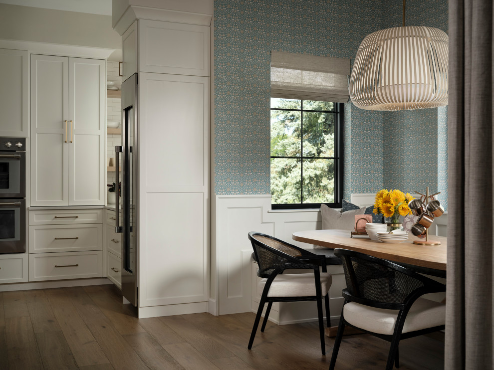 Dining room - transitional dining room idea