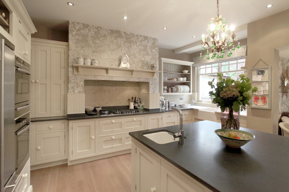 Photo of a traditional kitchen in Cheshire.