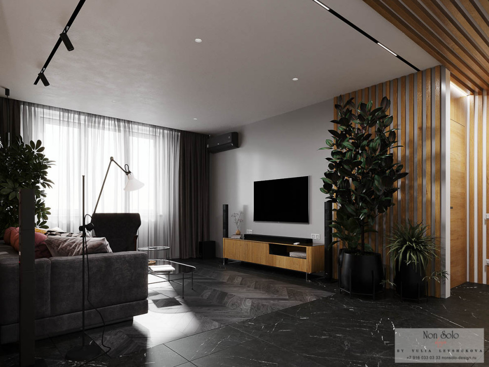 Дизайн квартиры для адвоката 54 м2, ул. Люсиновская, г. Москва