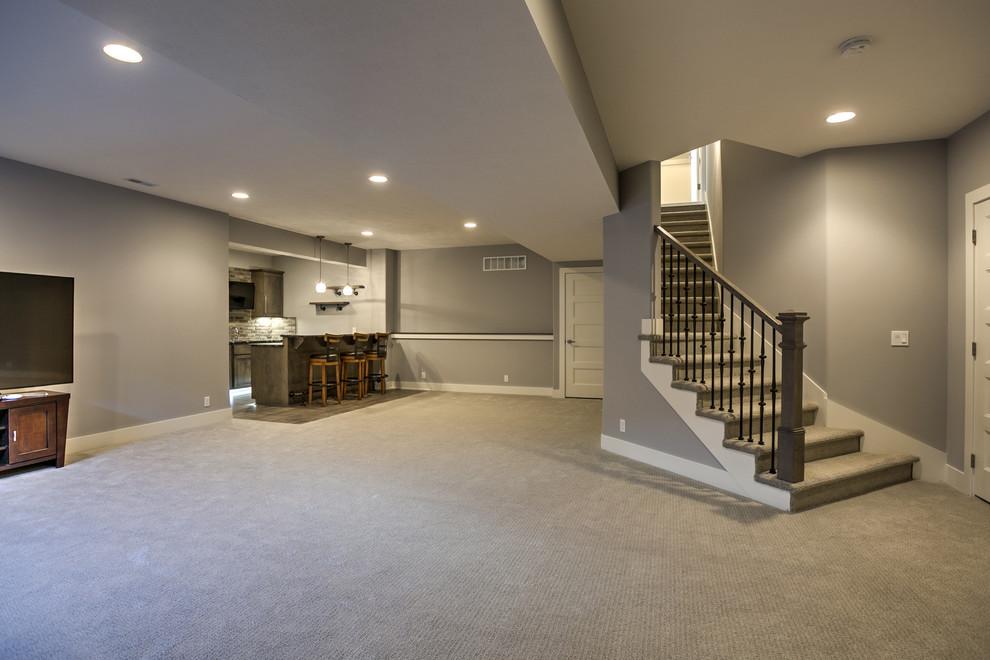 Lucia 2 Story Transitional Basement Omaha by 