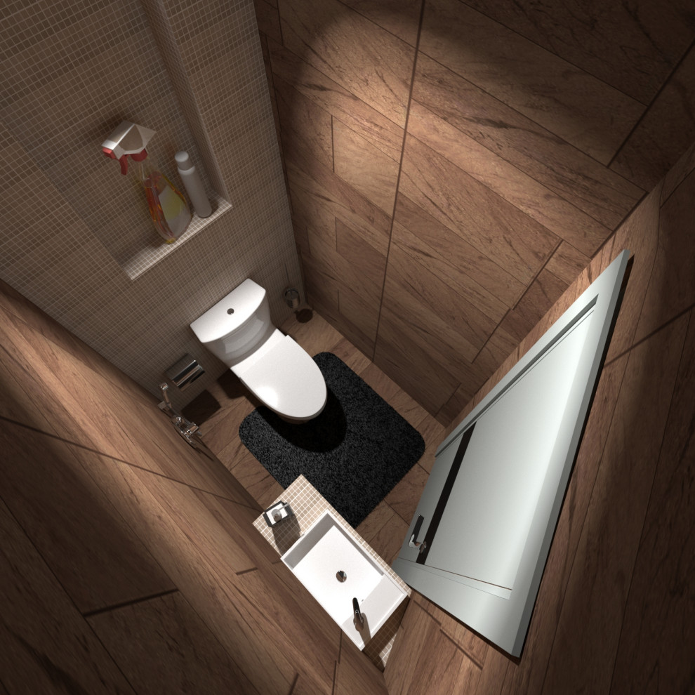 Санузел нестандартной формы