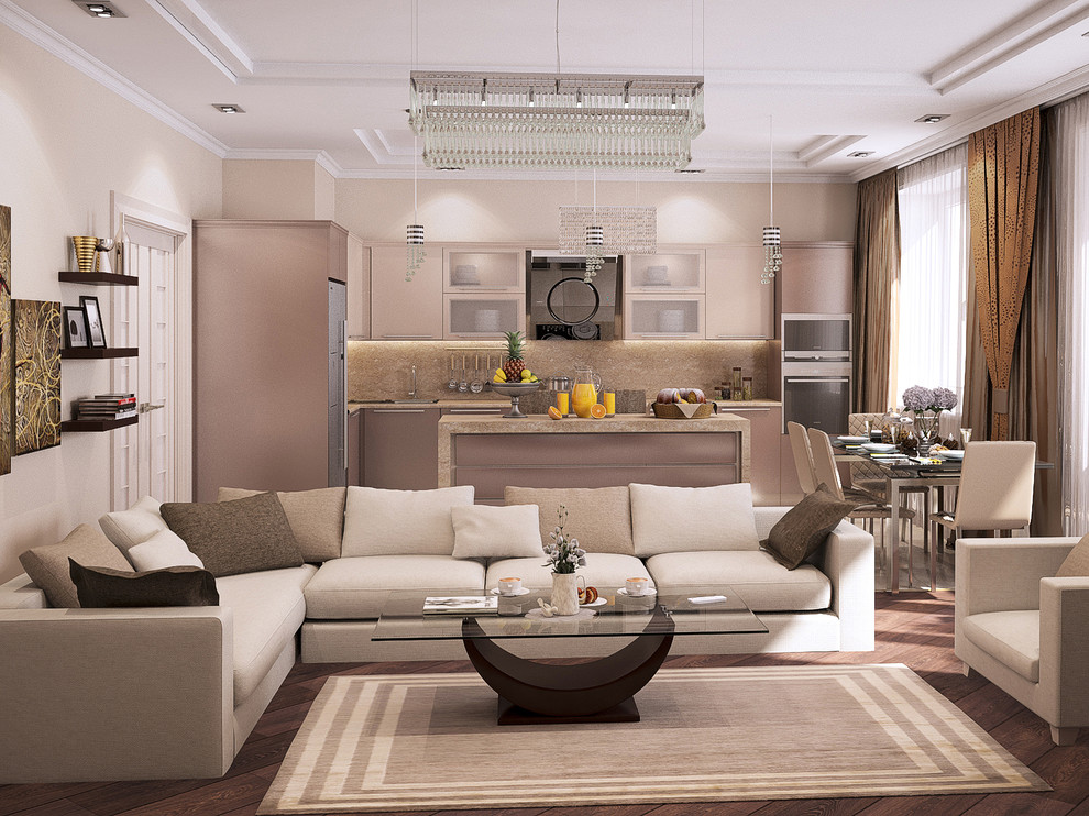 3-х комнатная квартира в ЖК Мичуринский, 107 кв.м.