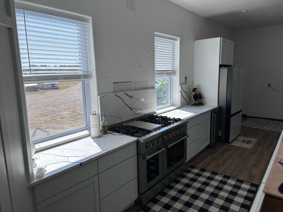 Black & White Modern Farmhouse Kitchen Farmhouse Kitchen Other by Pixley Lumber, Co. Houzz
