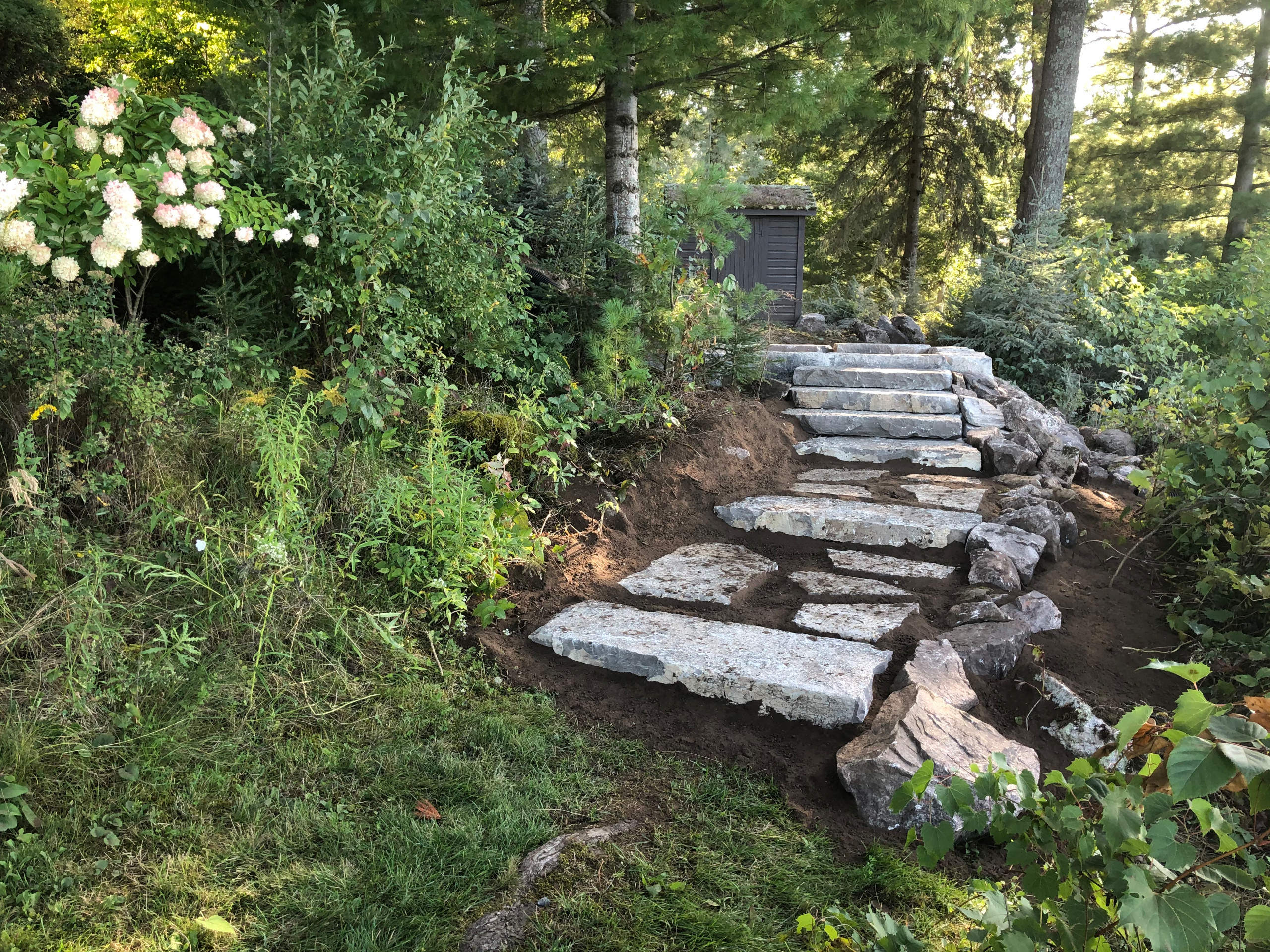Custom Rock Stairway