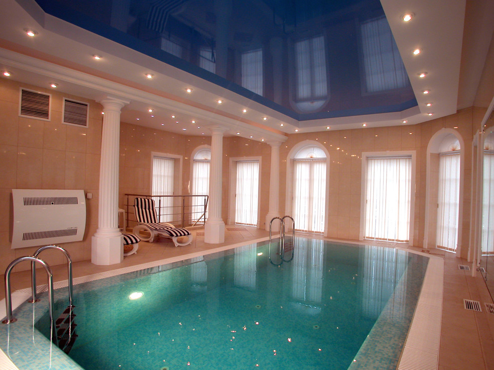 Дизайн интерьера частного бассейна